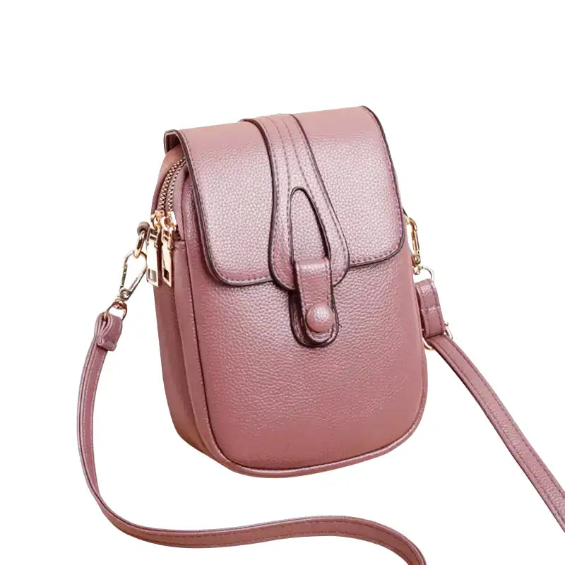 PILAR - Bolso estilo clutch bandolera - Violeta - CARMEN VELVET