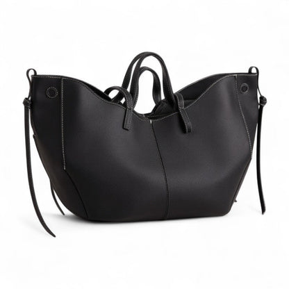 ÉLOISE - Bolso Tote Grande de Cuero granulado - CARMEN VELVET