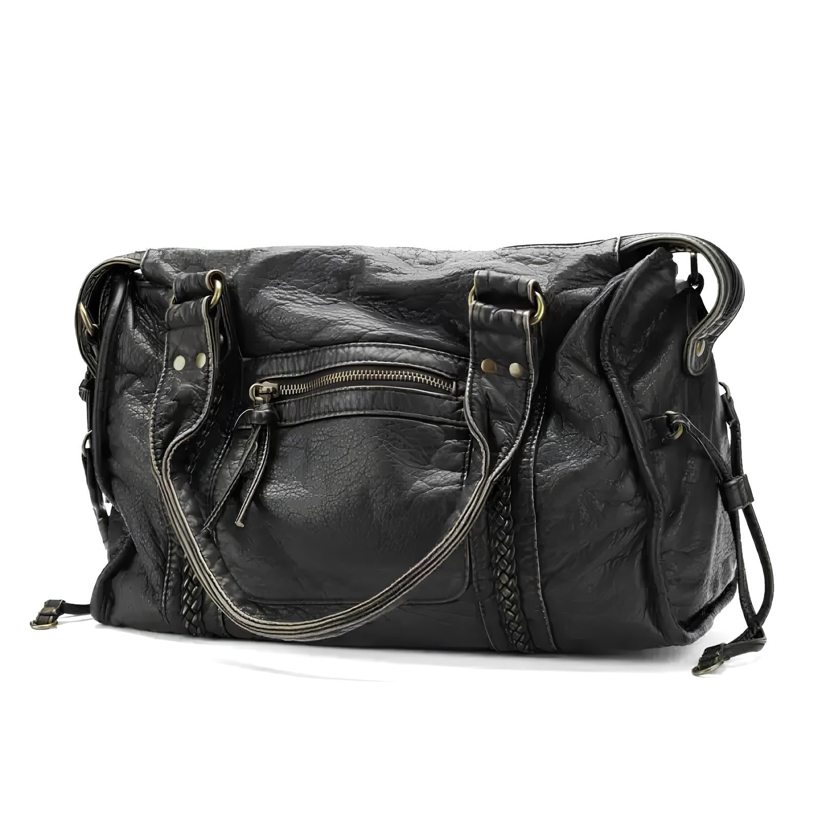 RAQUEL - Bolso Bandolera para el Día a Día en cuero estructurado - CARMEN VELVET