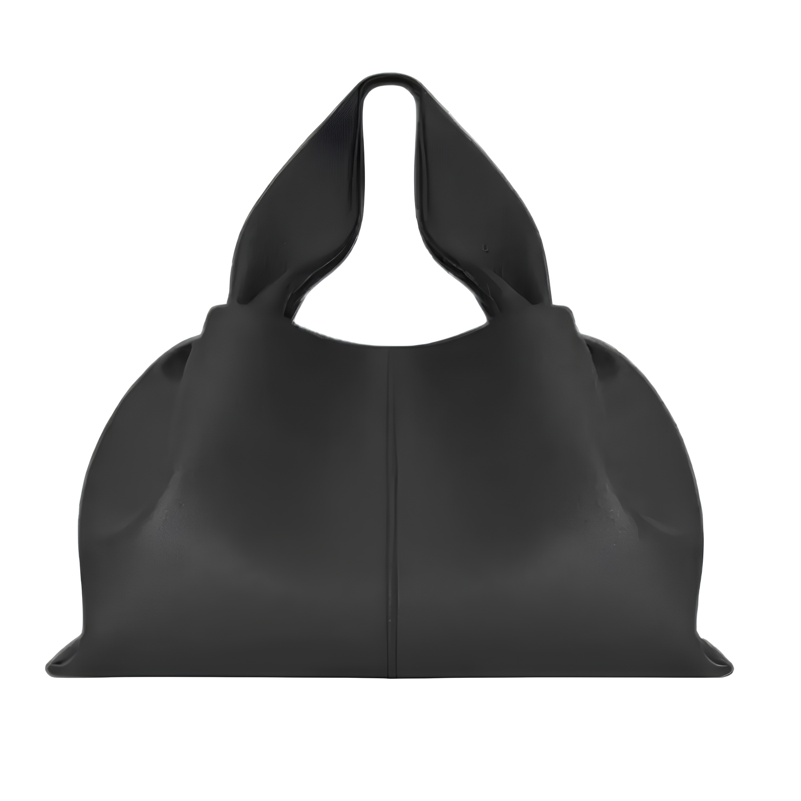 Rosa - Bolso Bandolera en cuero suave - Negro - CARMEN VELVET