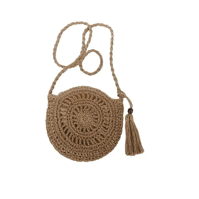 Arlet - Sac bandoulière rond avec pompon — image 8