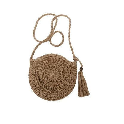 Arlet - Sac bandoulière rond avec pompon — image 8
