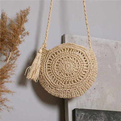 Arlet - Sac bandoulière rond avec pompon — image 7