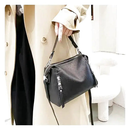 SOFIA - Bolso Bandolera en cuero granulado - CARMEN VELVET