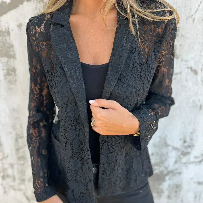 Lara - Blazer de encaje floral