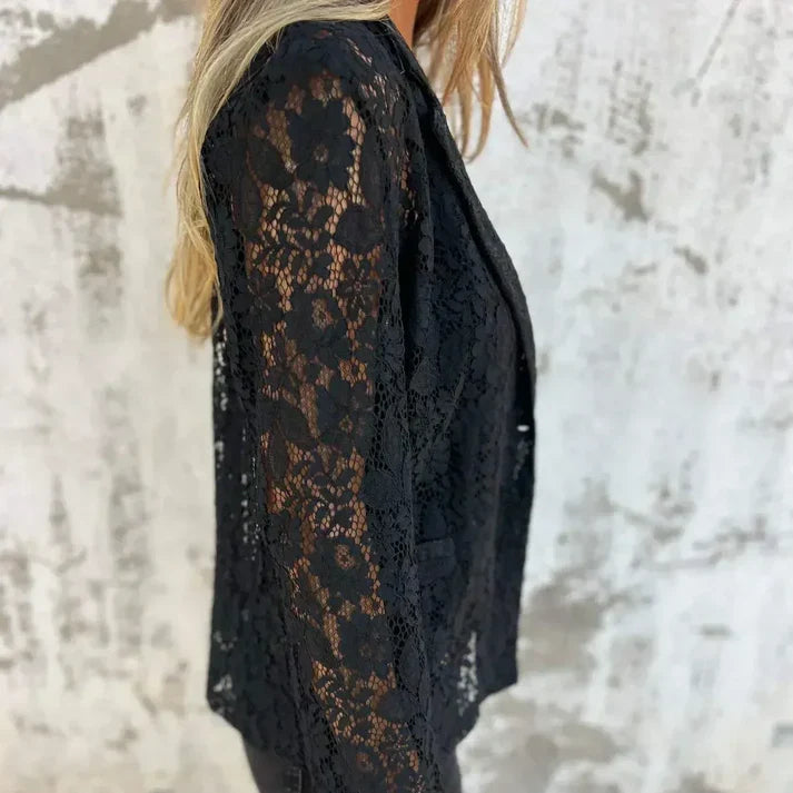 Lara - Blazer de encaje floral