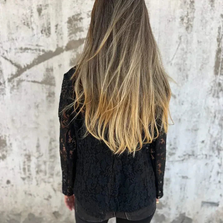 Lara - Blazer de encaje floral