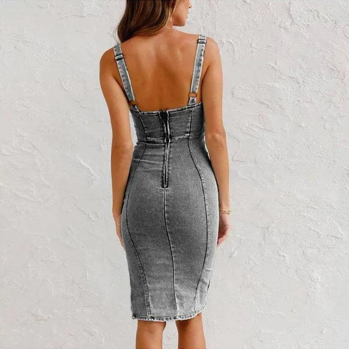 Eva - Vestido denim