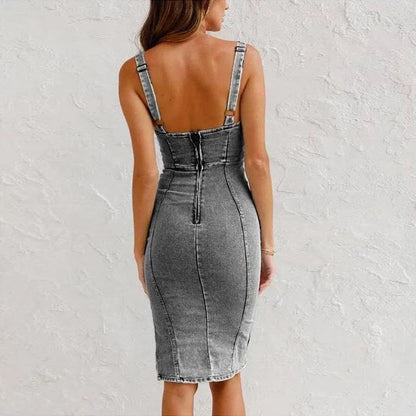 Eva - Vestido denim