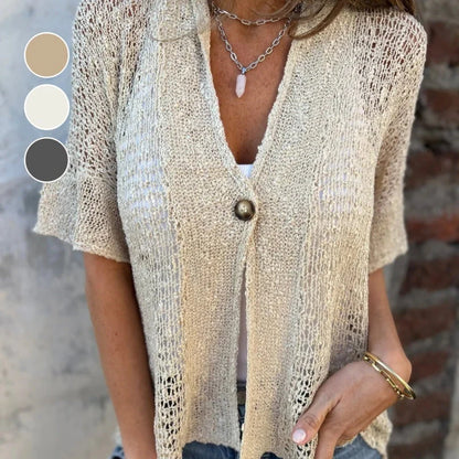 Noa - Blusa de punto con botón