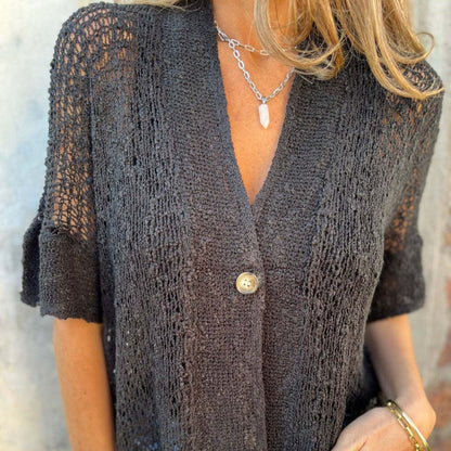 Noa - Blusa de punto con botón