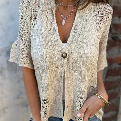 Noa - Blusa de punto con botón
