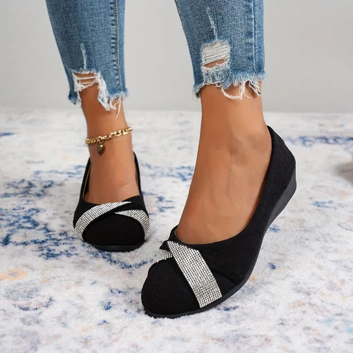 Abril - Zapatos ligeros y ergonómicos con cuña