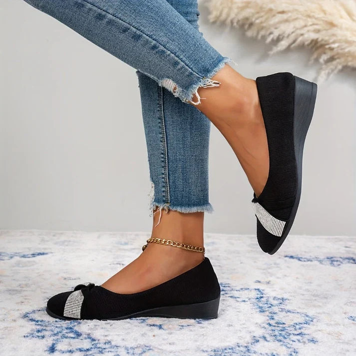 Abril - Zapatos ligeros y ergonómicos con cuña