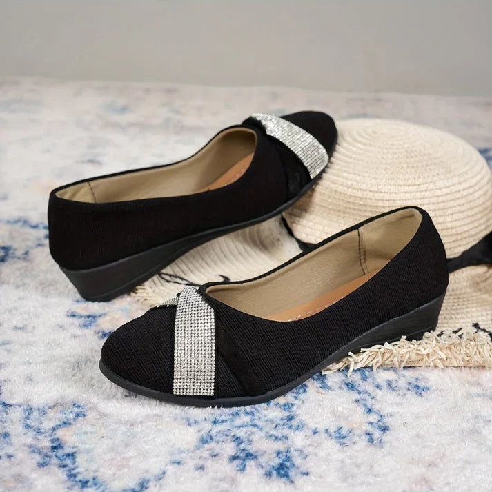 Abril - Zapatos ligeros y ergonómicos con cuña