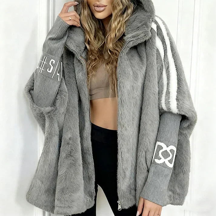Loreta - Chaqueta de estilo diario con capucha y cremallera