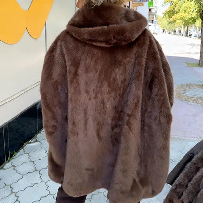 Loreta - Chaqueta de estilo diario con capucha y cremallera