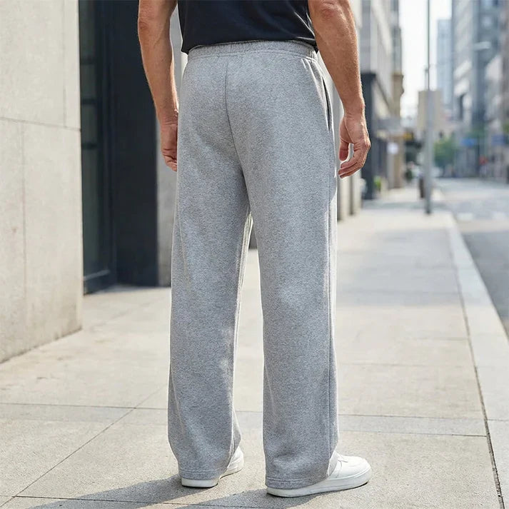 Adrián - Pantalón deportivo de corte relajado con cordón y bolsillos