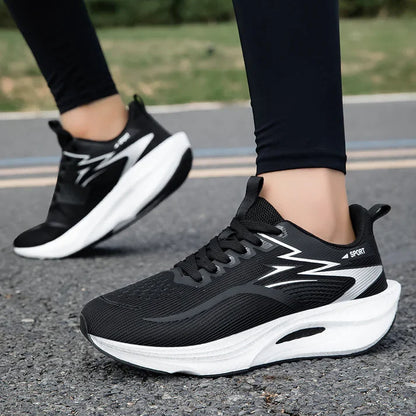 Nerea - Zapatillas deportivas transpirables con amortiguación ligera y pisada confortable para correr y entrenar