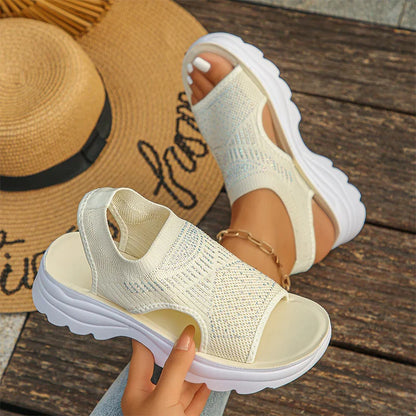Selena - Sandalias de confort ergonómico con suela de buen agarre