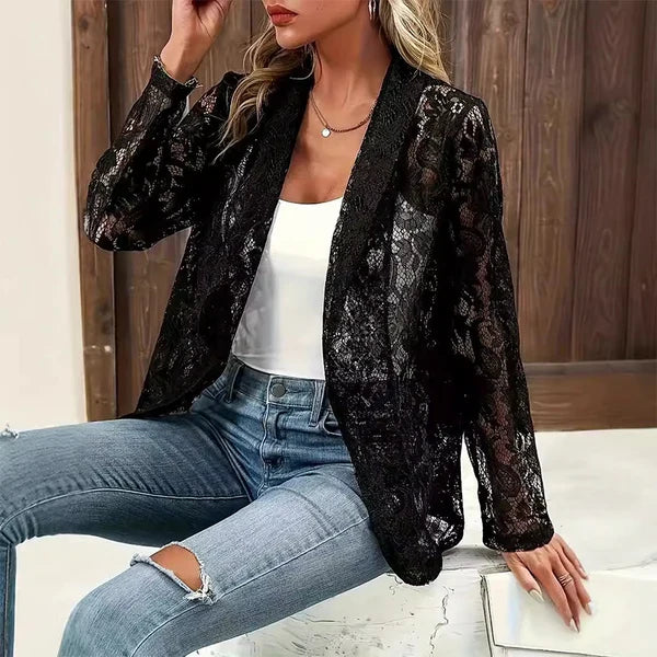 Noa - Blazer de encaje floral