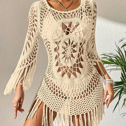 Azure - Vestido Playero de Crochet
