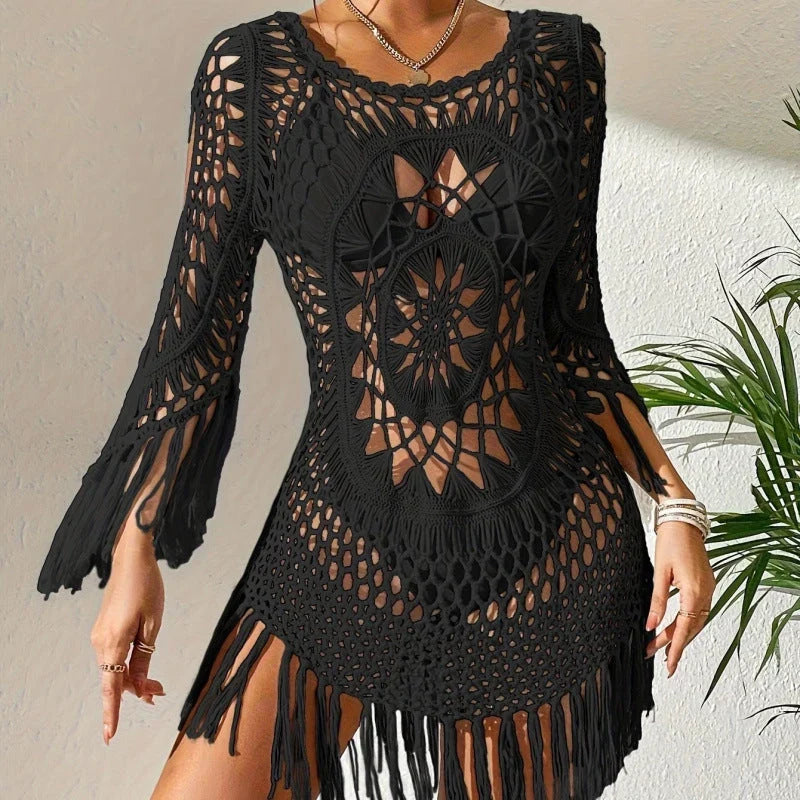 Azure - Vestido Playero de Crochet