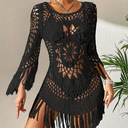 Azure - Vestido Playero de Crochet