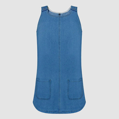 Alba - Vestido denim de estilo diario de Tirantes