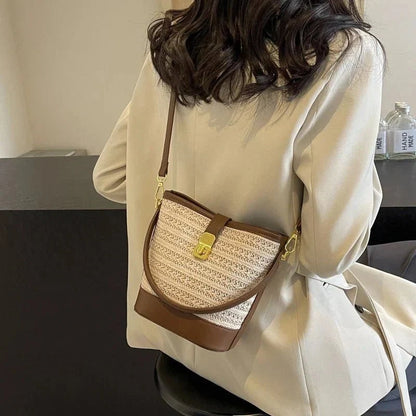 Cloe - Sac à bandoulière tissé compact — image 3