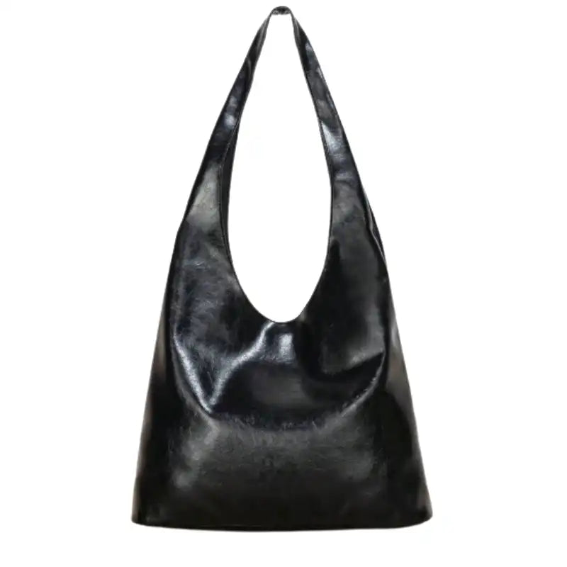 TERESA - Bolso para el Día a Día tote en cuero suave - Negro - CARMEN VELVET