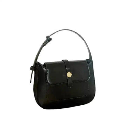 THAÏS - Bolso Pequeño hombro con asa - Negro - CARMEN VELVET