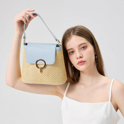 Yaiza - Sac bandoulière tissé à rabat — image 18