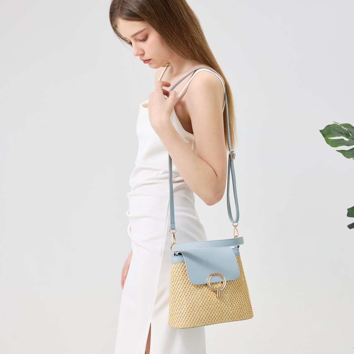 Yaiza - Sac bandoulière tissé à rabat — image 20