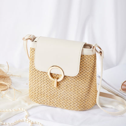 Yaiza - Sac bandoulière tissé à rabat — image 2