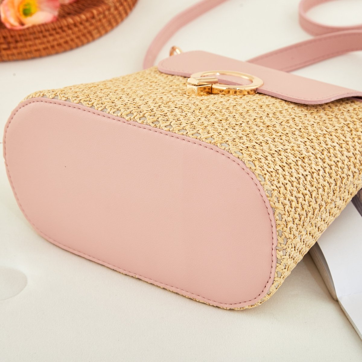Yaiza - Sac bandoulière tissé à rabat — image 10