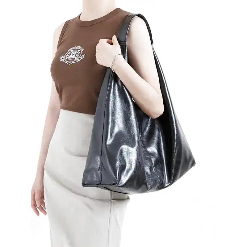 THÉMIS - Bolso Tote en tejido encerado - CARMEN VELVET