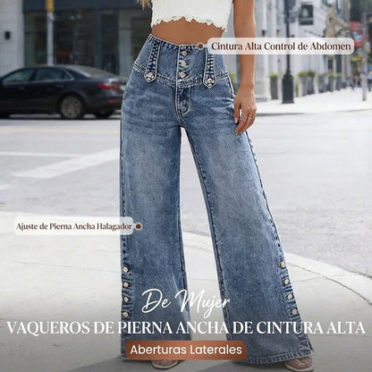 Lola - Vaqueros anchos de tiro alto