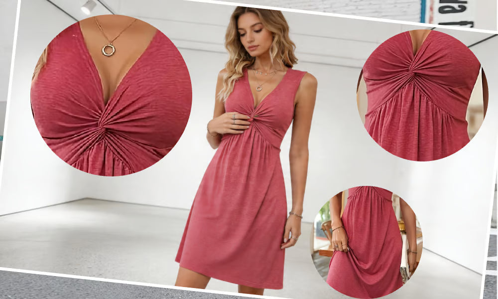 Sara - Vestido favorecedor con efecto silueta estilizada