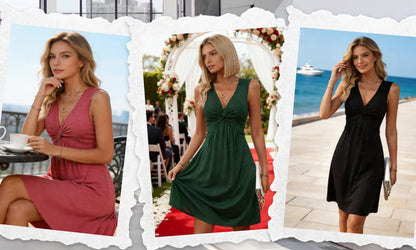 Sara - Vestido favorecedor con efecto silueta estilizada