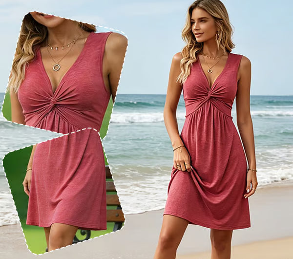 Sara - Vestido favorecedor con efecto silueta estilizada