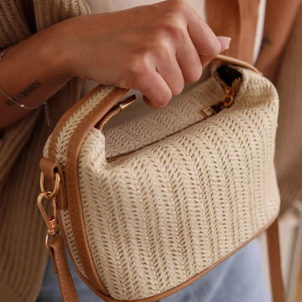 Salma - Sac cabas tissé structuré — image 3