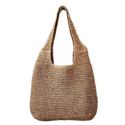 Malena - Bolso hobo de paja de gran capacidad | CARMEN VELVET