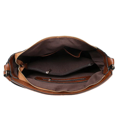 YUDITH - Bolso grande bandolera en cuero - CARMEN VELVET